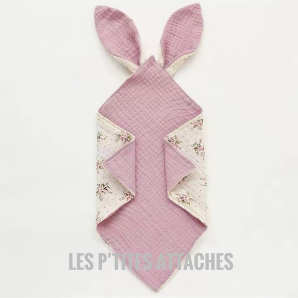 Doudou plat réversible