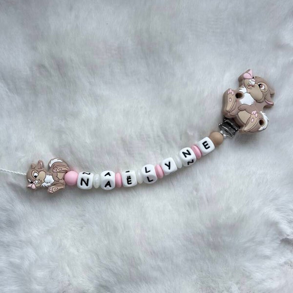 Attache tétine Miss Bunny