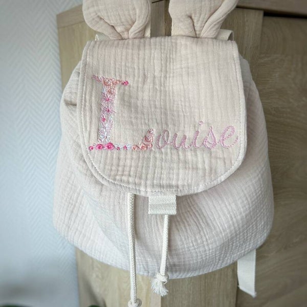 Sac ourson gaze de coton