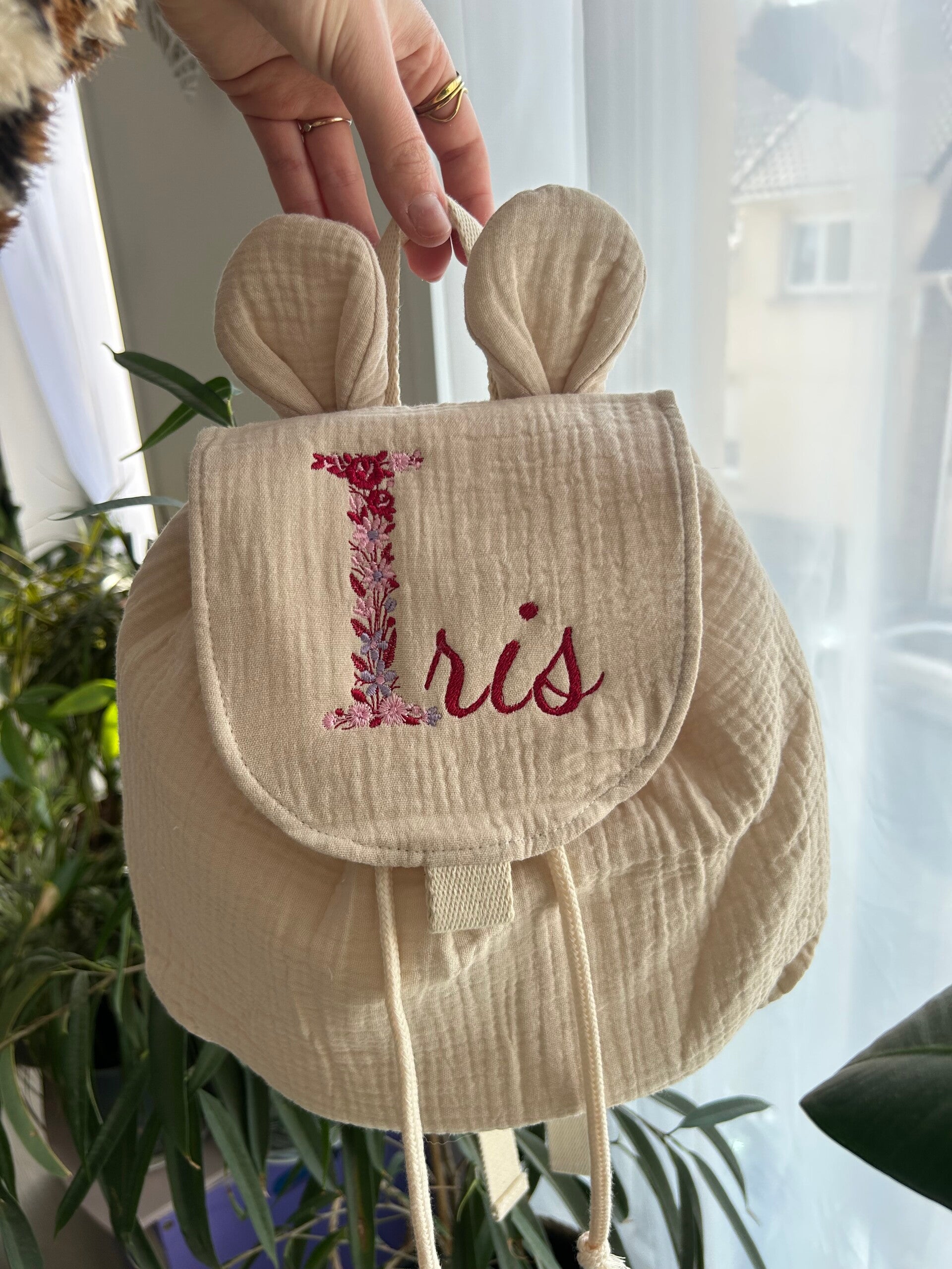 Sac ourson gaze de coton