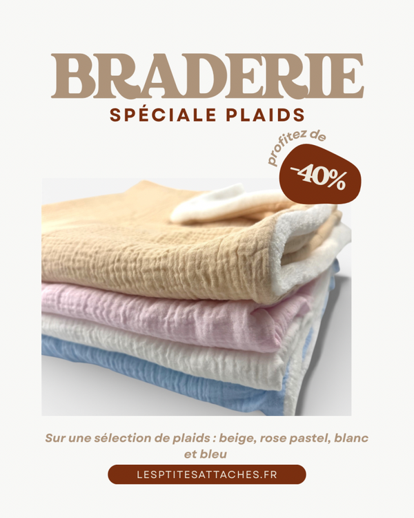 BRADERIE PLAIDS POLAIRES