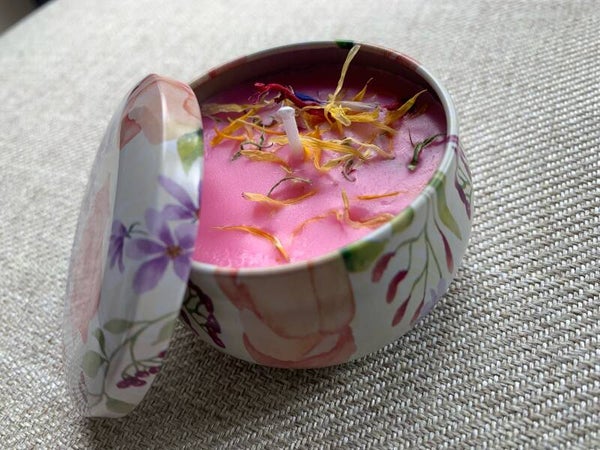 Bougie senteur "fraise"