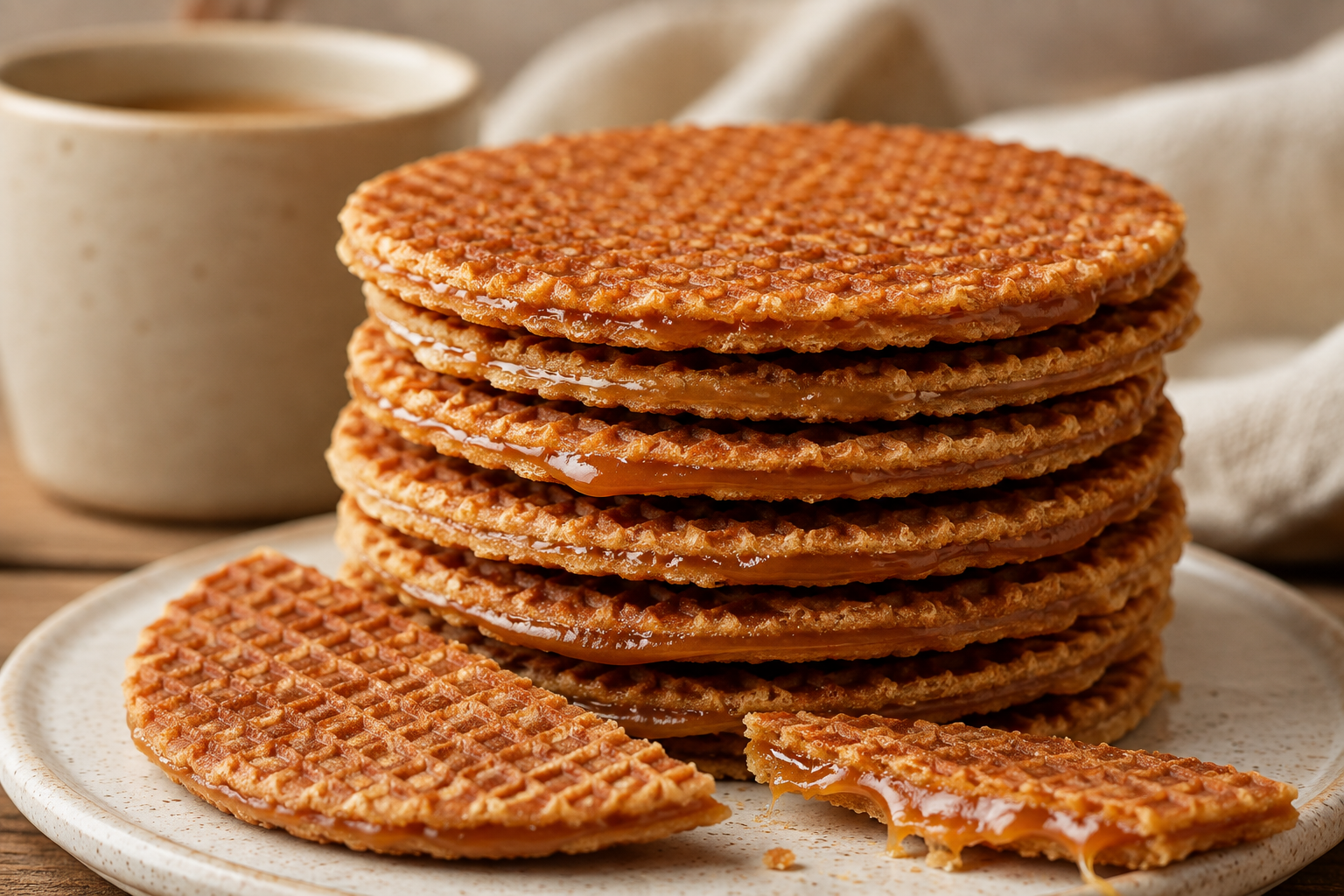 Stroopwafel & koffieklets Saturday ☕️🤎