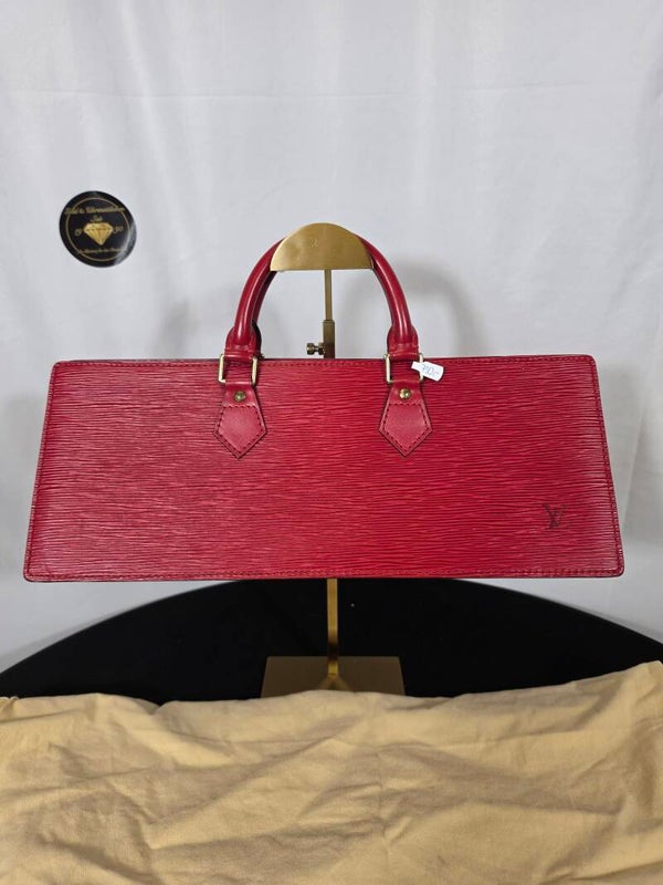 Louis Vuitton Sac Triangle Epi Leder Rot – Vintage 1996