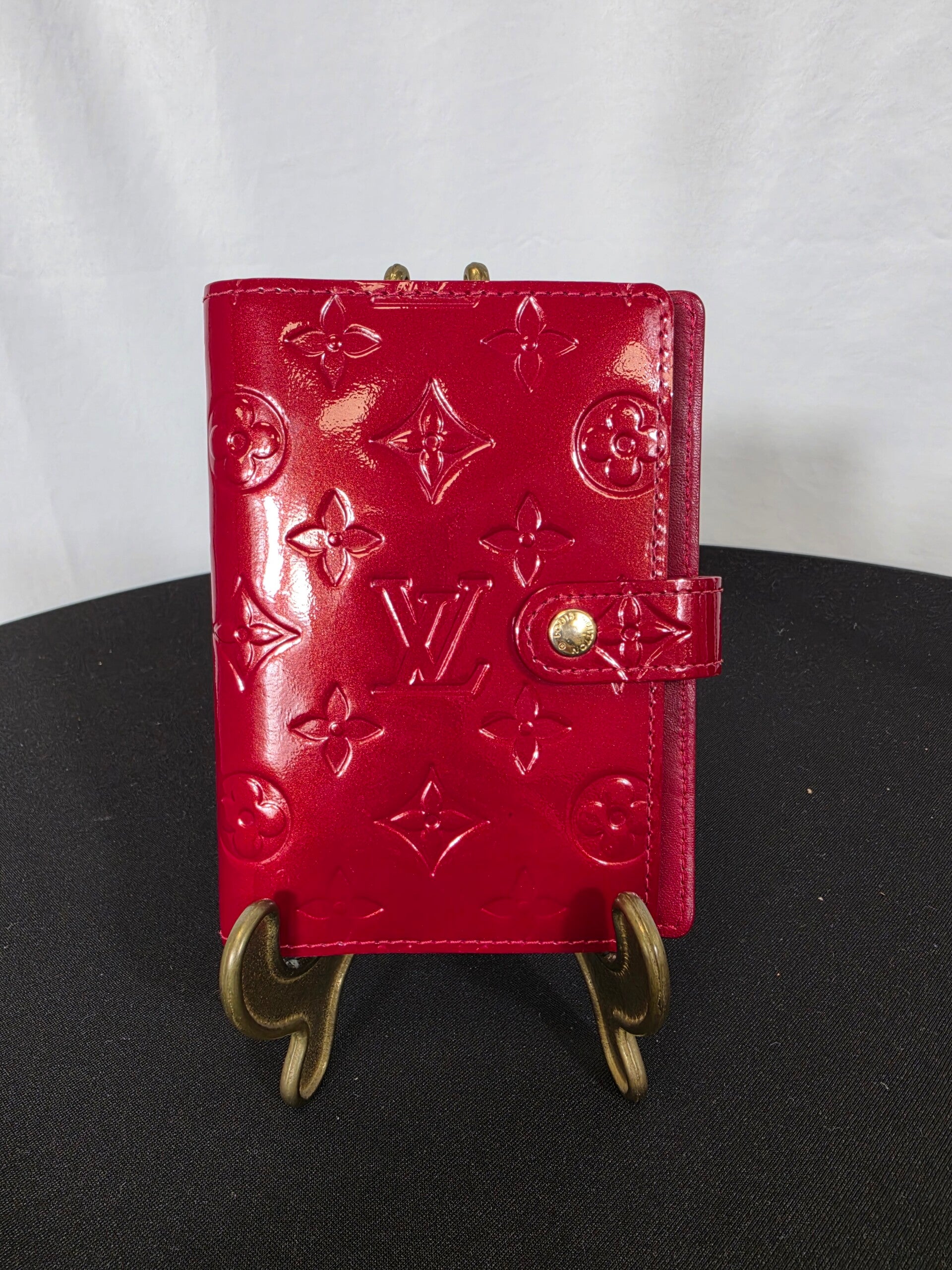 Louis Vuitton Agenda PM Monogram Vernis Rot – Sammlerzustand