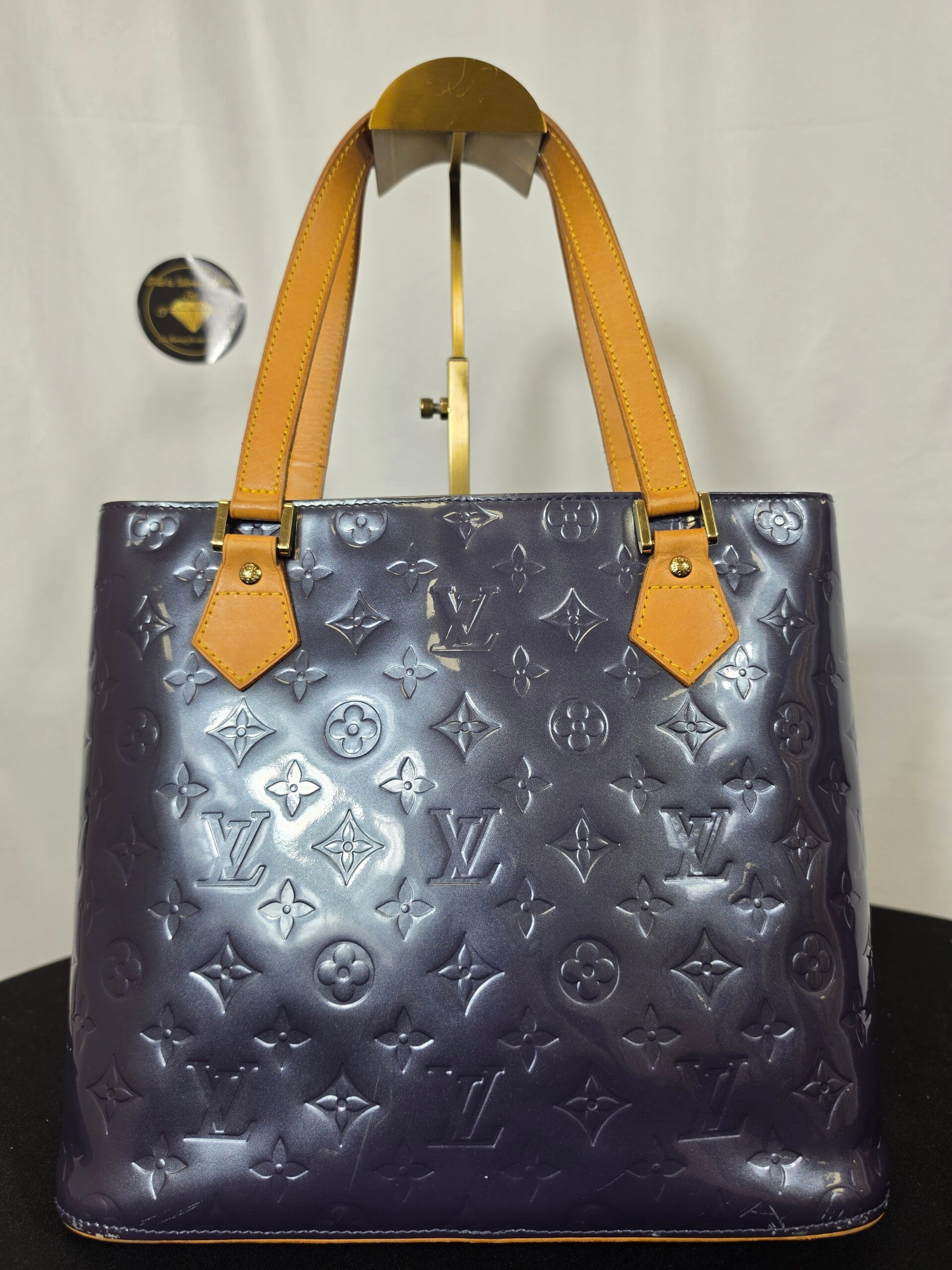 Louis Vuitton Houston Monogram Vernis Indigo – Vintage Handtasche