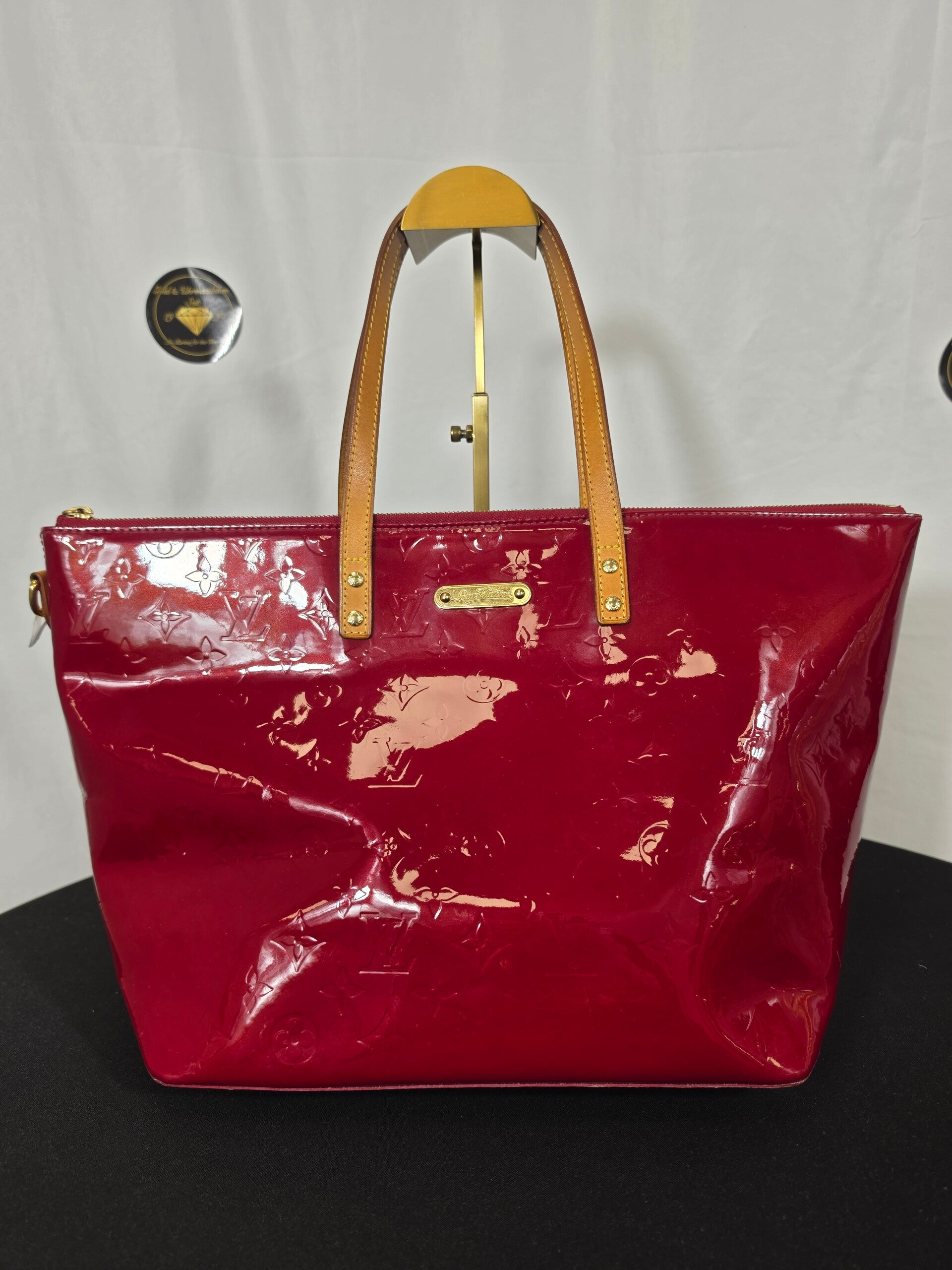 Louis Vuitton Bellevue GM Monogram Vernis – Rot