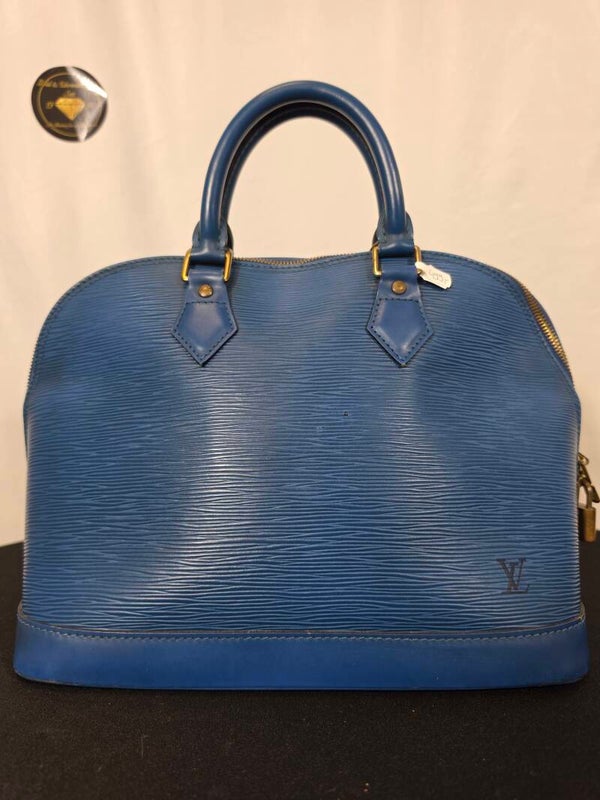 Louis Vuitton Alma MM – Epi Leder Blau – Vintage 1999