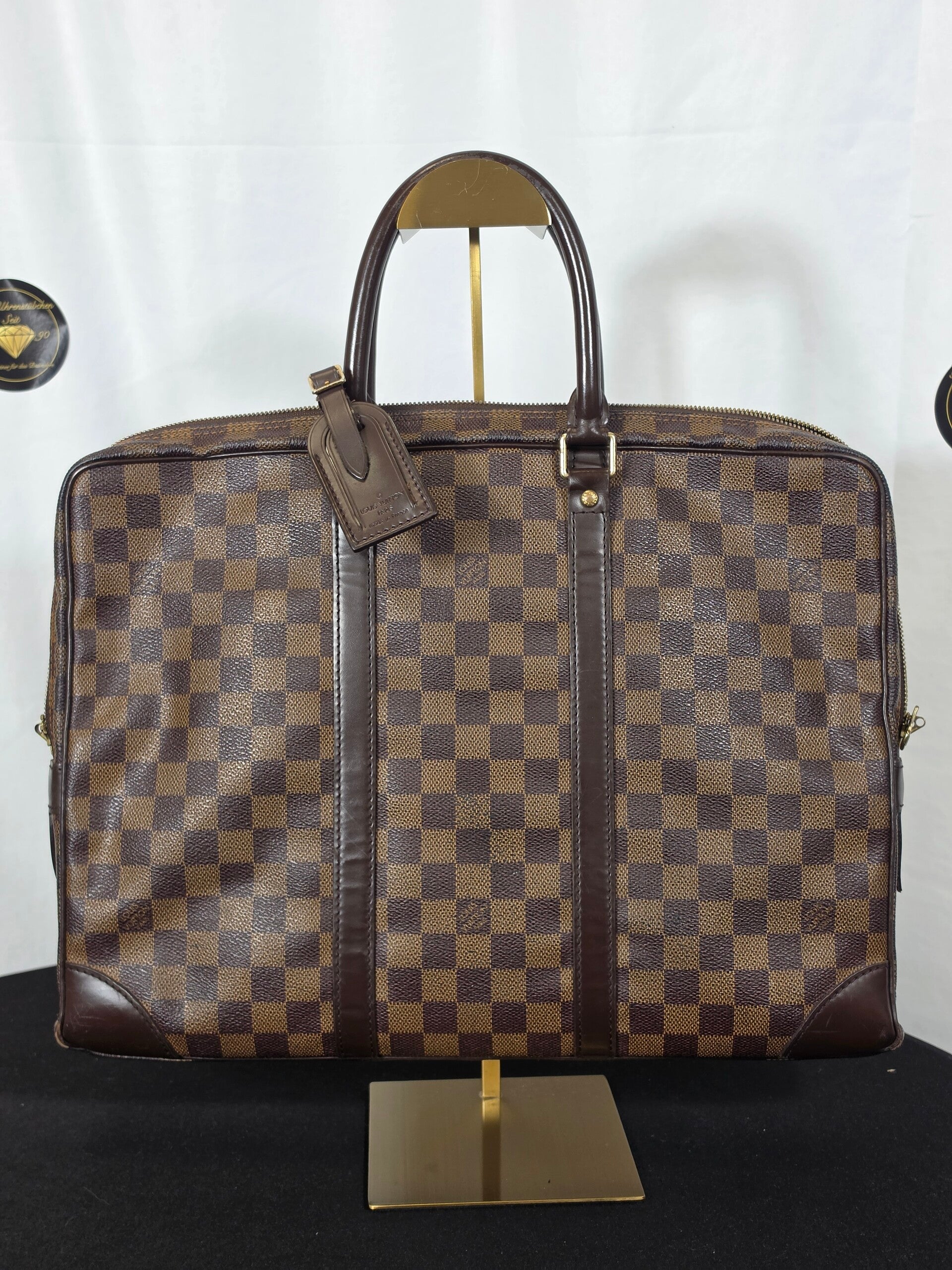Louis Vuitton Porte-Documents Voyage (PDV) Damier Ebene – Vintage 2002
