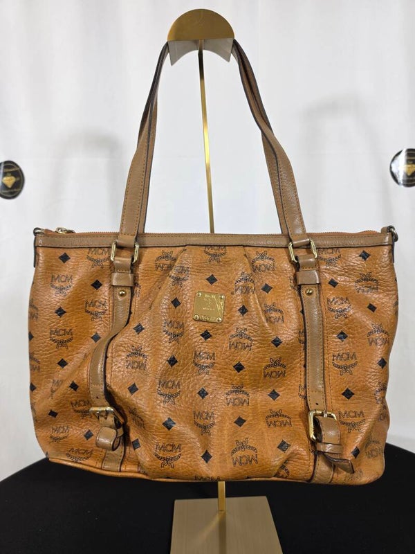 MCM Vintage Shopper Visetos – Cognac/Braun – 6,5/10
