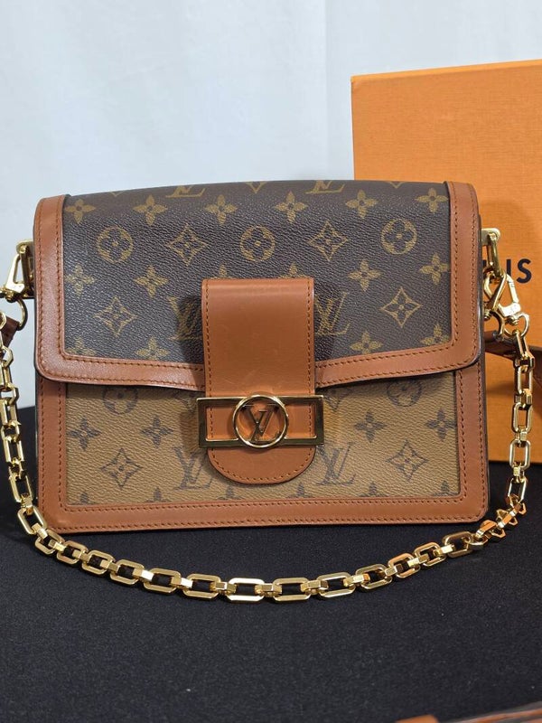 Louis Vuitton Dauphine MM – Monogram & Monogram Reverse – Full Set – 9/10