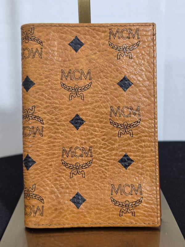 MCM Vintage Reiseetui / Travel Wallet – Michael-Cromer-Ära – Cognac – 8/10