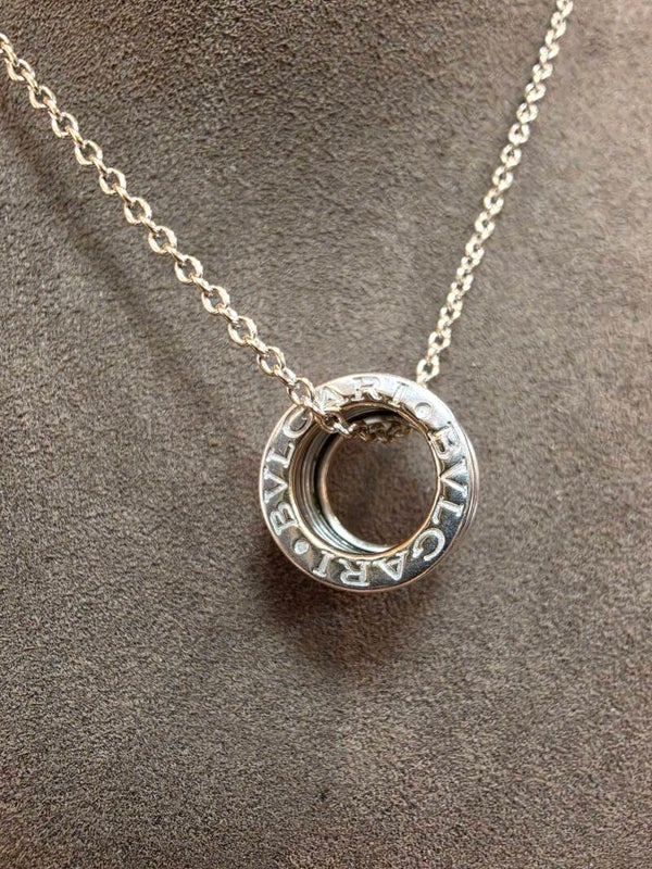 Bvlgari B.zero1 Collier / Halskette – 18 Karat Weißgold – 10,86 g – 43,5 cm