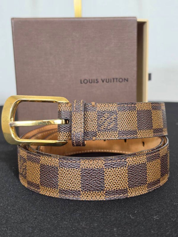 LOUIS VUITTON CEINTURE ELLIPSE M6995 – DAMIER EBENE – GRÖSSE 100/40