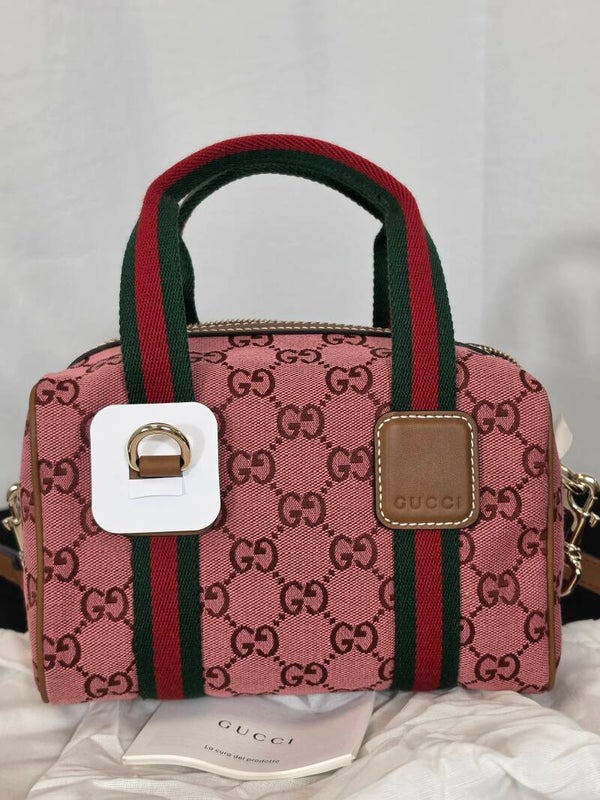 GUCCI MINI GG CANVAS HENKELTASCHE