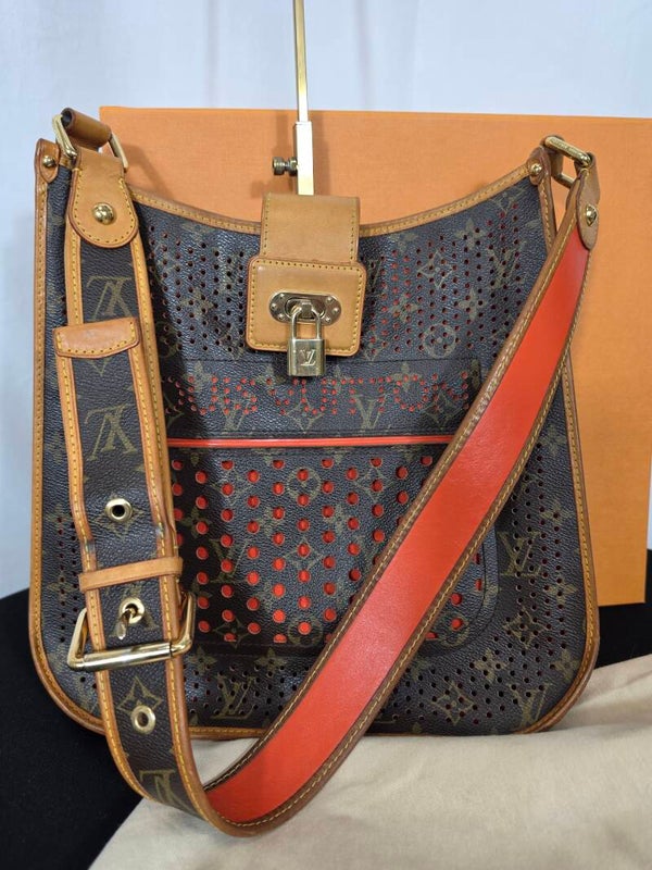 LOUIS VUITTON MONOGRAM PERFORATED MUSETTE – ORANGE – SONDERKOLLEKTION 2006 – 8/10