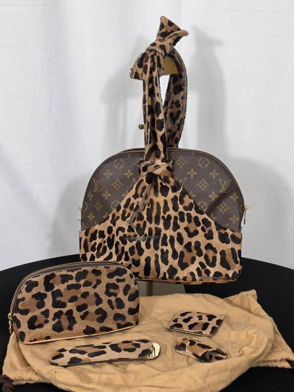 Louis Vuitton x Azzedine Alaïa Alma Leopard – Centenaire Collection 1996 – Limitierte Designer-Kollaboration – Komplett-Se
