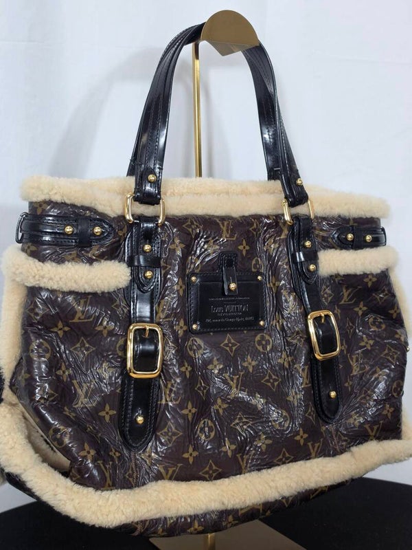 Louis Vuitton Monogram Shearling Thunder Bag – Limited Edition Herbst/Winter 2007 – Vintage-Sammlerstück – 9,5/10