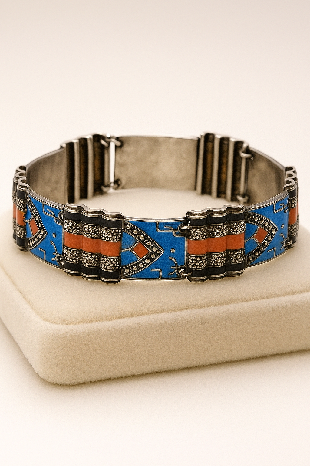 ❤ Antikes Art Deco Armband von Emil Herion Pforzheim um 1910