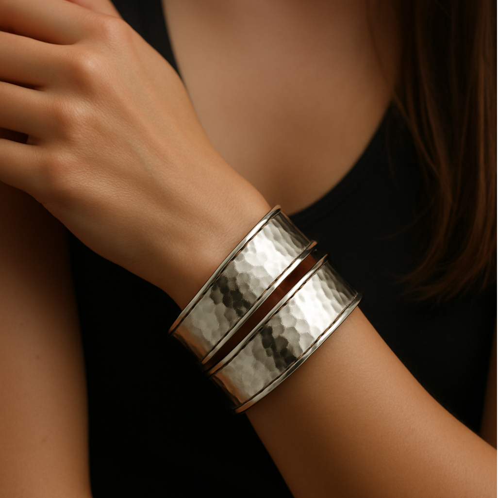 ❤Vintage Silberarmreif aus 925er silber um 1970