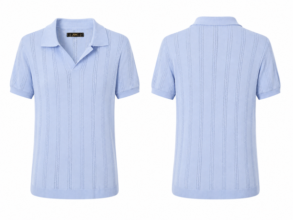 Polo de diseño clásico y atemporal.