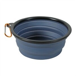 ZOLUX BVK VOERBAK OPVOUWBAAR SILICONEN BLAUW 16 CM 650 ML
