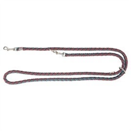 TRIXIE HONDENRIEM CAVO VERSTELBAAR SANGRIA / PETROL 200X1,2 CM