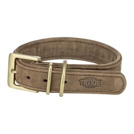 TRIXIE HALSBAND HOND PURE LEER BRUIN XS-S 27-34X2,5 CM