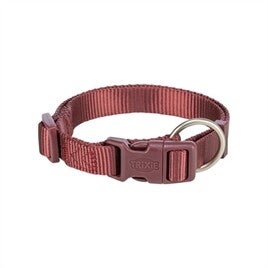 TRIXIE HALSBAND HOND PREMIUM SANGRIA ROOD 30-45X1,5 CM