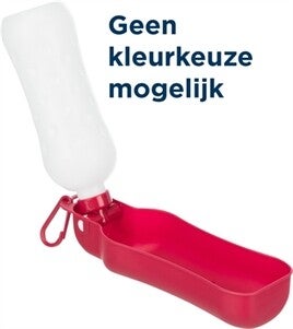 TRIXIE DRINKFLES KUNSTSTOF ASSORTI 500 ML