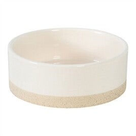 ZOLUX OLARIA VOERBAK KERAMIEK BEIGE 14 CM 450 ML
