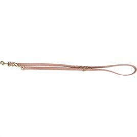 TRIXIE HONDENRIEM PURE VERSTELBAAR LEER ROZE S-M 200X1,5 CM