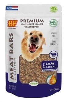 BF PETFOOD MEAT BARS LAM 100 GR
