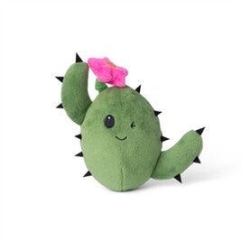 BARK CONSUELA THE CACTUS MET BLOEM PLUCHE GROEN 14X18X7 CM tot 10KG