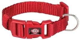 TRIXIE HALSBAND HOND PREMIUM ROOD 35-55X2 CM