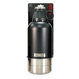 KONG DUO DAY TREK DRINKFLES RVS ZWART 1820 ML