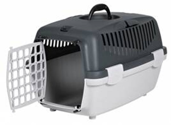TRIXIE REISMAND CAPRI LICHTGRIJS / DONKERGRIJS 37X34X55 CM