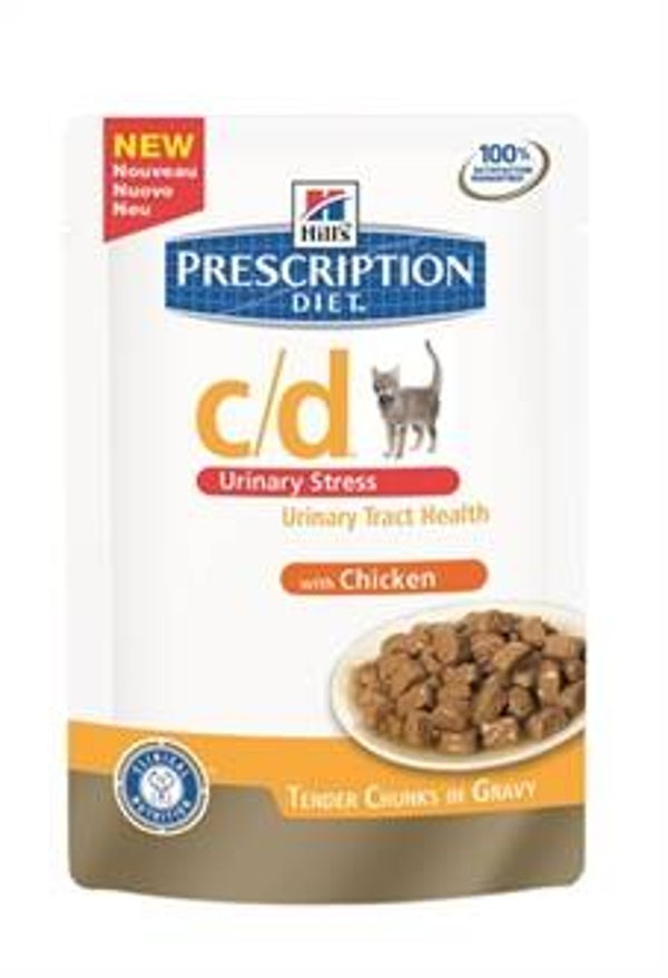 HILL'S FELINE C/D URINARY STRESS KIP 12X85 GR