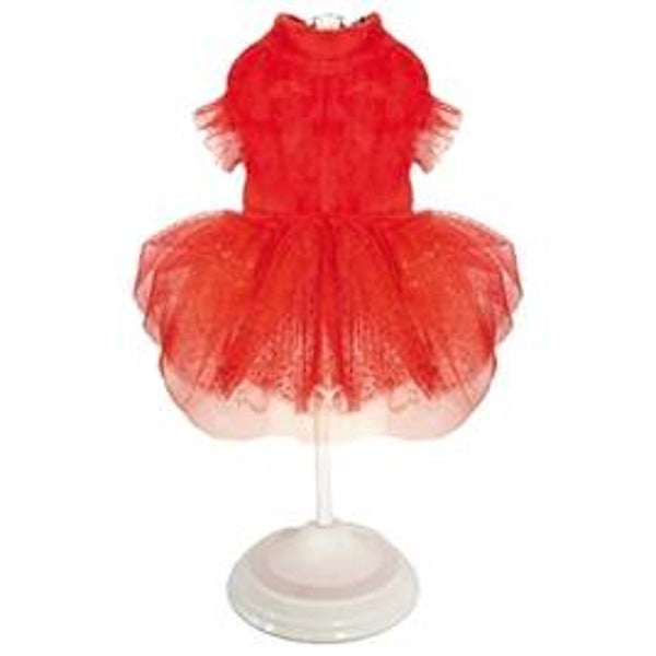 CROCI HONDEN JURK XMAS SPARKLING ROOD 45 CM