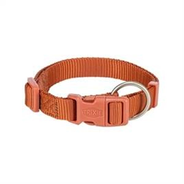 TRIXIE HALSBAND HOND PREMIUM ROEST BRUIN 15-25X1 CM