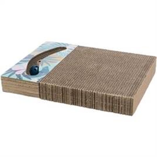 TRIXIE KRABPLANK KARTON MET BALLETJES 38X30 CM
