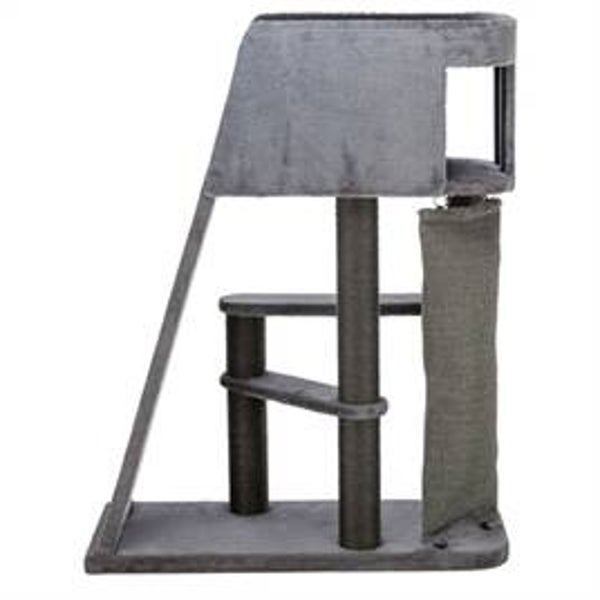 TRIXIE KRABPAAL ACTIVE MET KLIMWAND GRIJS 96X38X122 CM