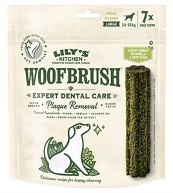 LILY'S KITCHEN DOG WOOFBRUSH DENTAL CARE LARGE 7X47 GR