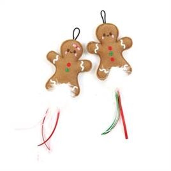 HAPPY PET GEMBERKOEKMAN MET VEREN EN SLIERTJES 25X10X1,5 CM