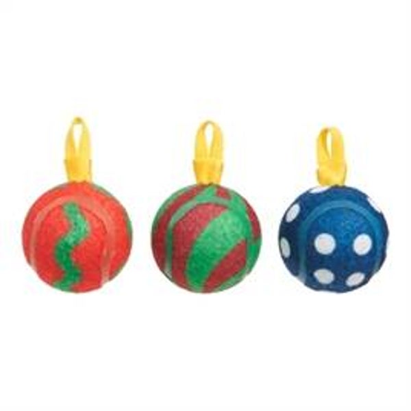 BARK XMAS BAUBLE BALLS PLUCHE 7X7 CM