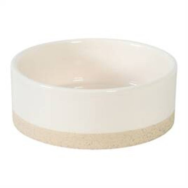 ZOLUX OLARIA VOERBAK KERAMIEK BEIGE 14 CM 450 ML