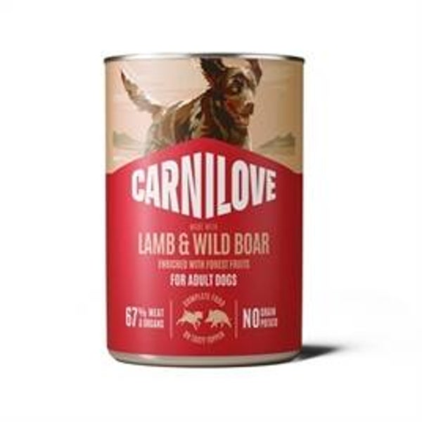 CARNILOVE CAN LAMB / WILD BOAR 6X400 GR