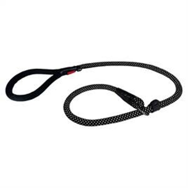 KONG HONDENRIEM RETRIEVER TOUW MET STOP ZWART 1,5 MTR