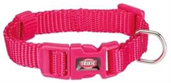 TRIXIE HALSBAND HOND PREMIUM FUCHSIA 15-25X1 CM