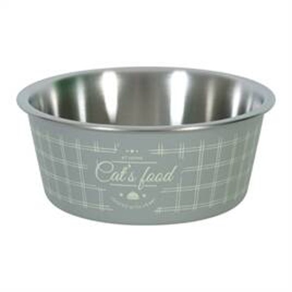 ZOLUX FOOD VOERBAK KAT GRIJS 12,5 CM 400 ML